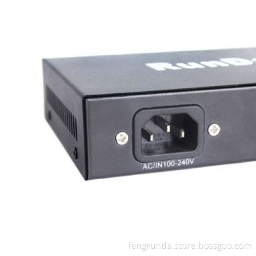 4-port 100M POE Power Adapter, AF Standard